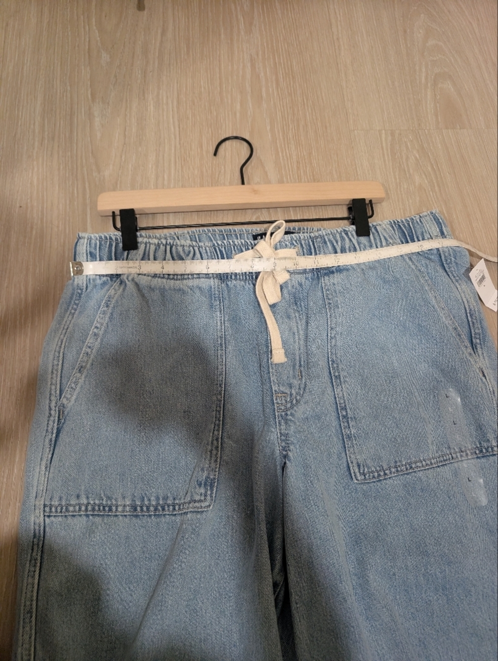 GAP NWT Pull-On Barrel Denim Jeans - Picture 10 of 15